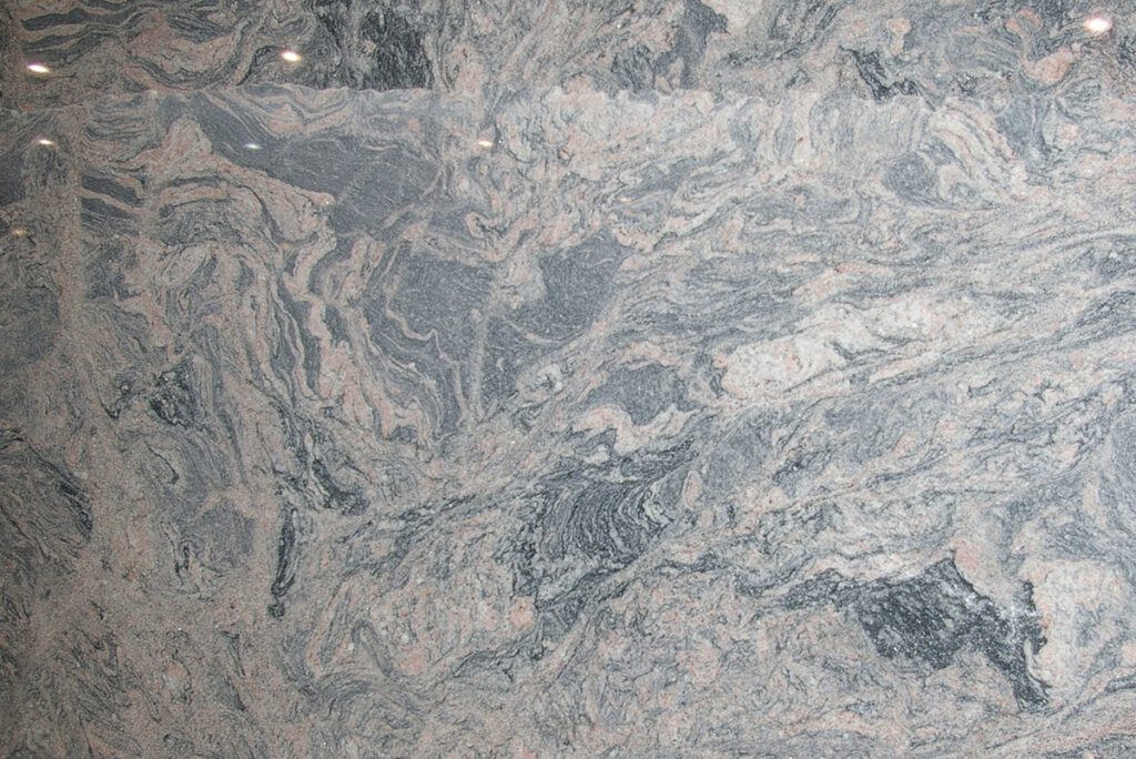 A close up of the surface of a marble slab.