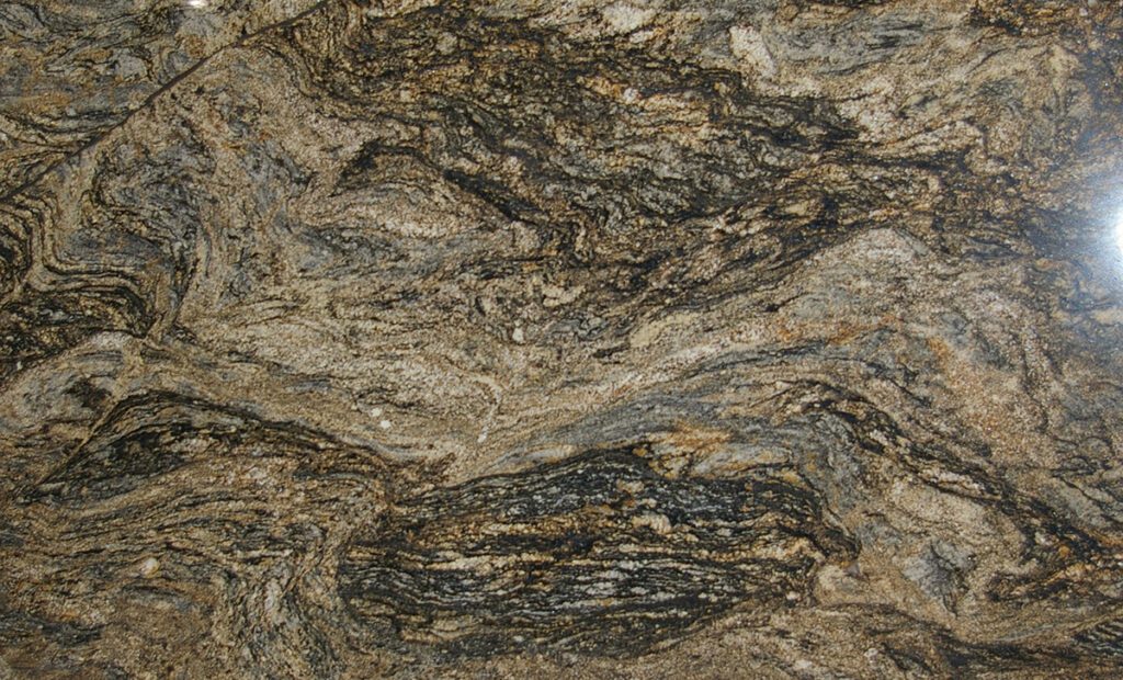 A close up of the rock surface of a stone
