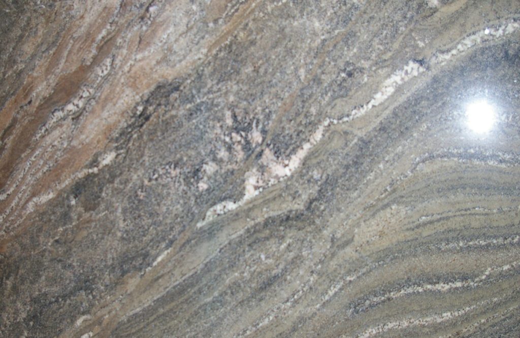 A close up of the surface of a stone slab